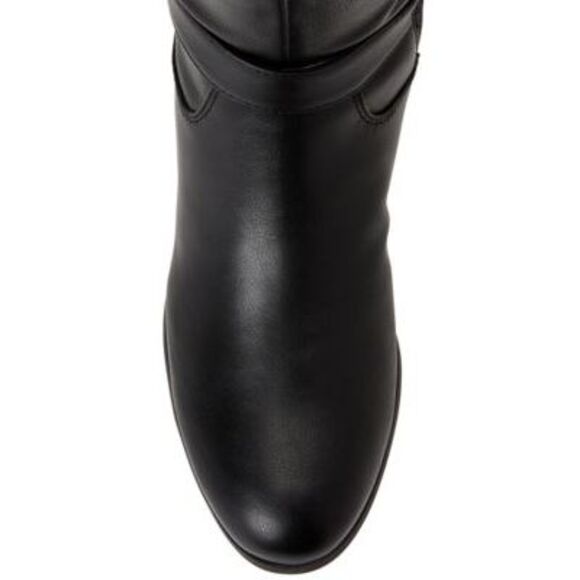 STYLE & COMPANY Womens Black Kezlin Round Toe Block Heel Riding Boot 5.5 M - Picture 3 of 4